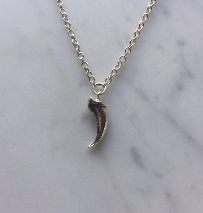 Fox claw charm necklace