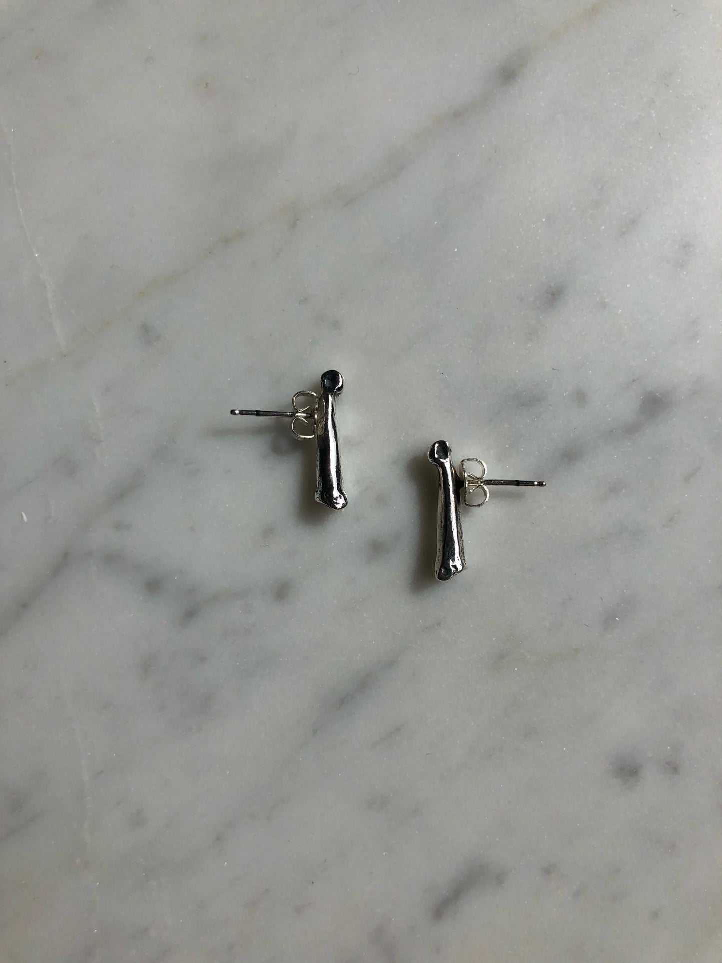 Fox Toe Bone long studs