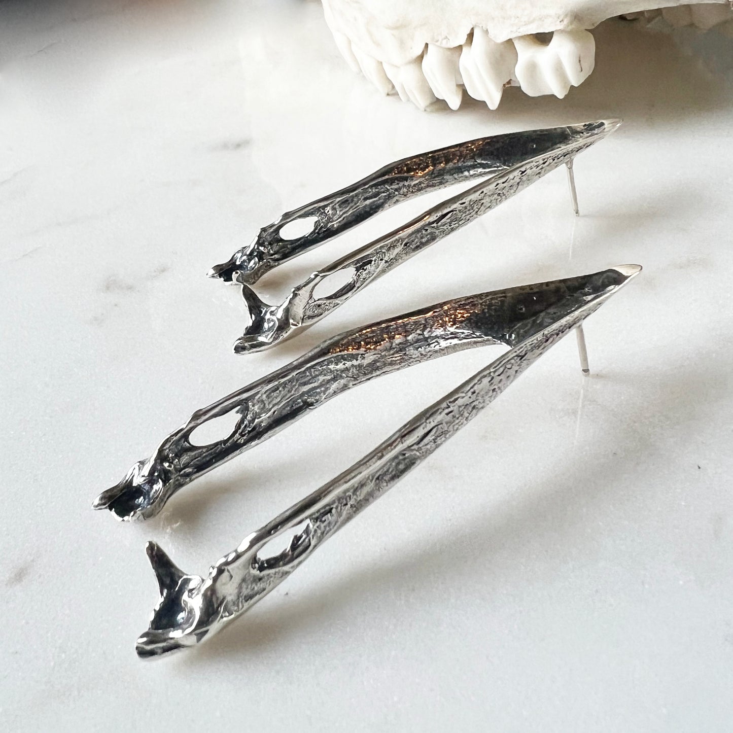 Crow Mandible Earrings