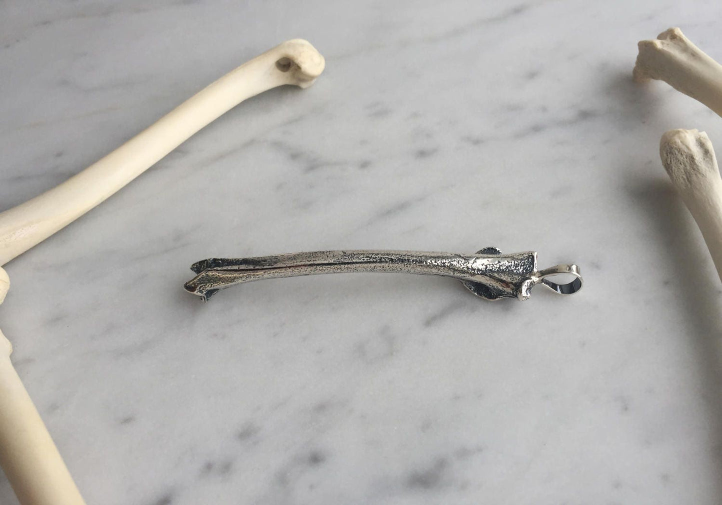 Rabbit Femur Pendant