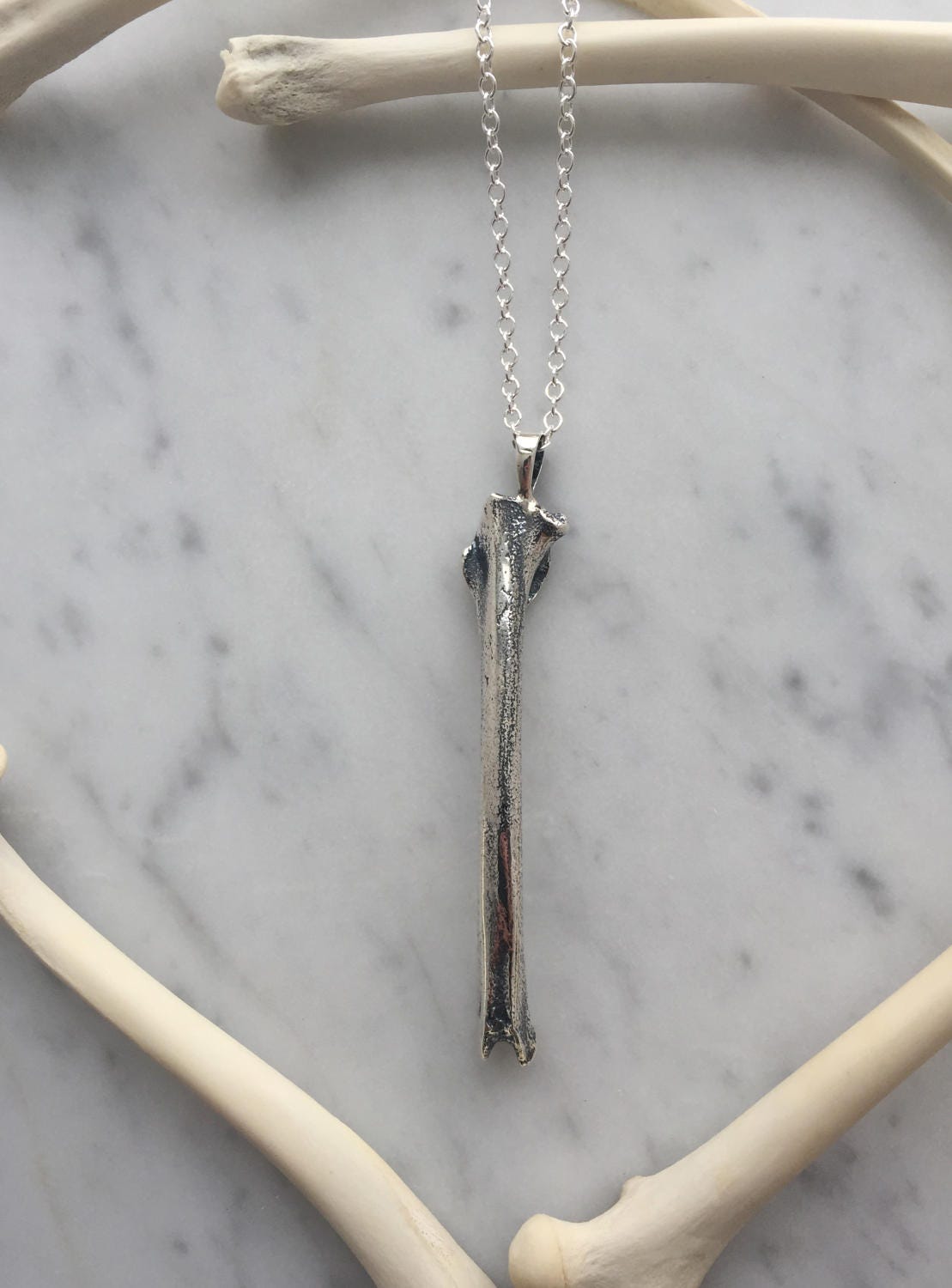 Rabbit Femur Pendant