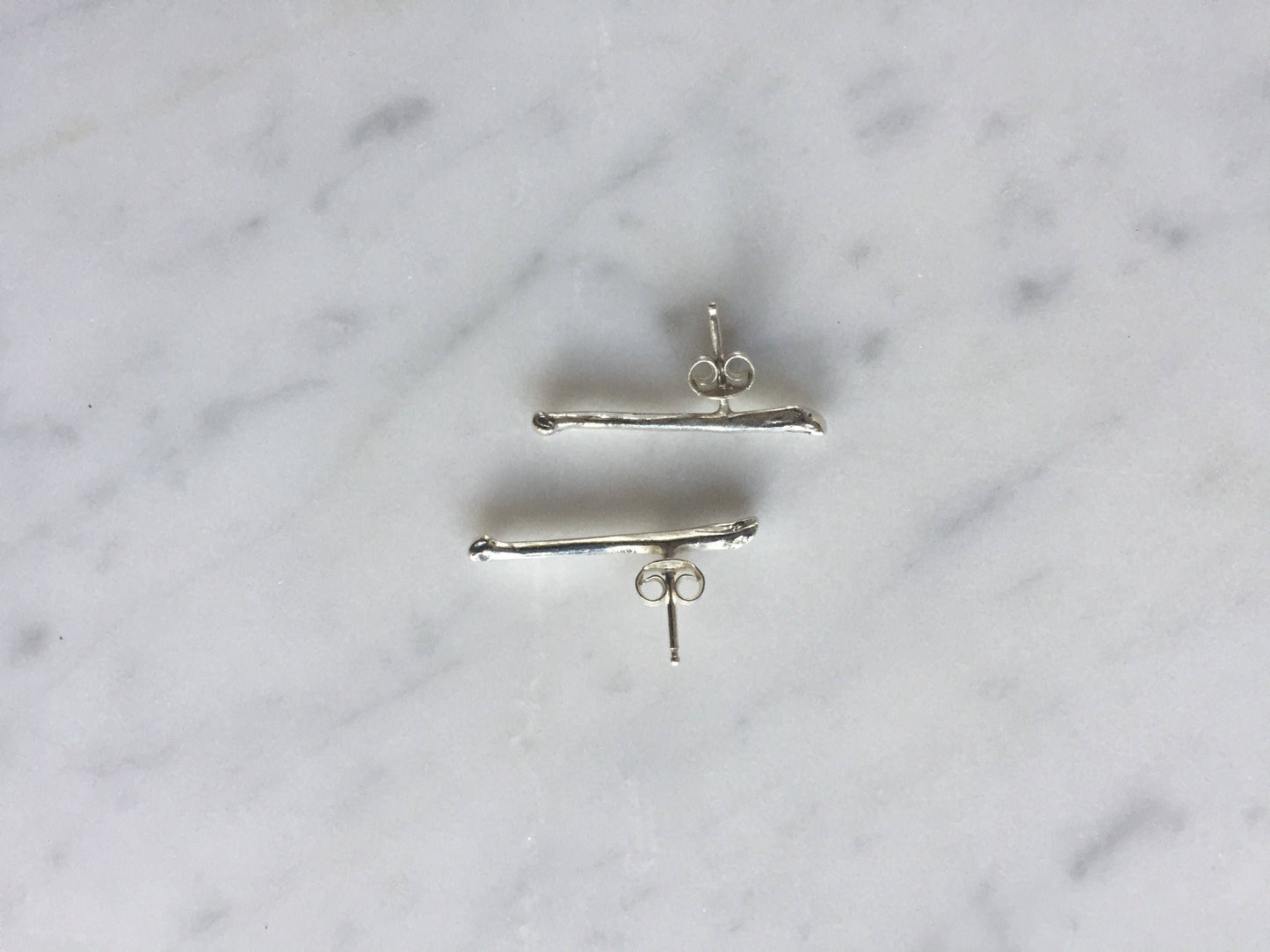 Squirrel Foot Bone stud earrings