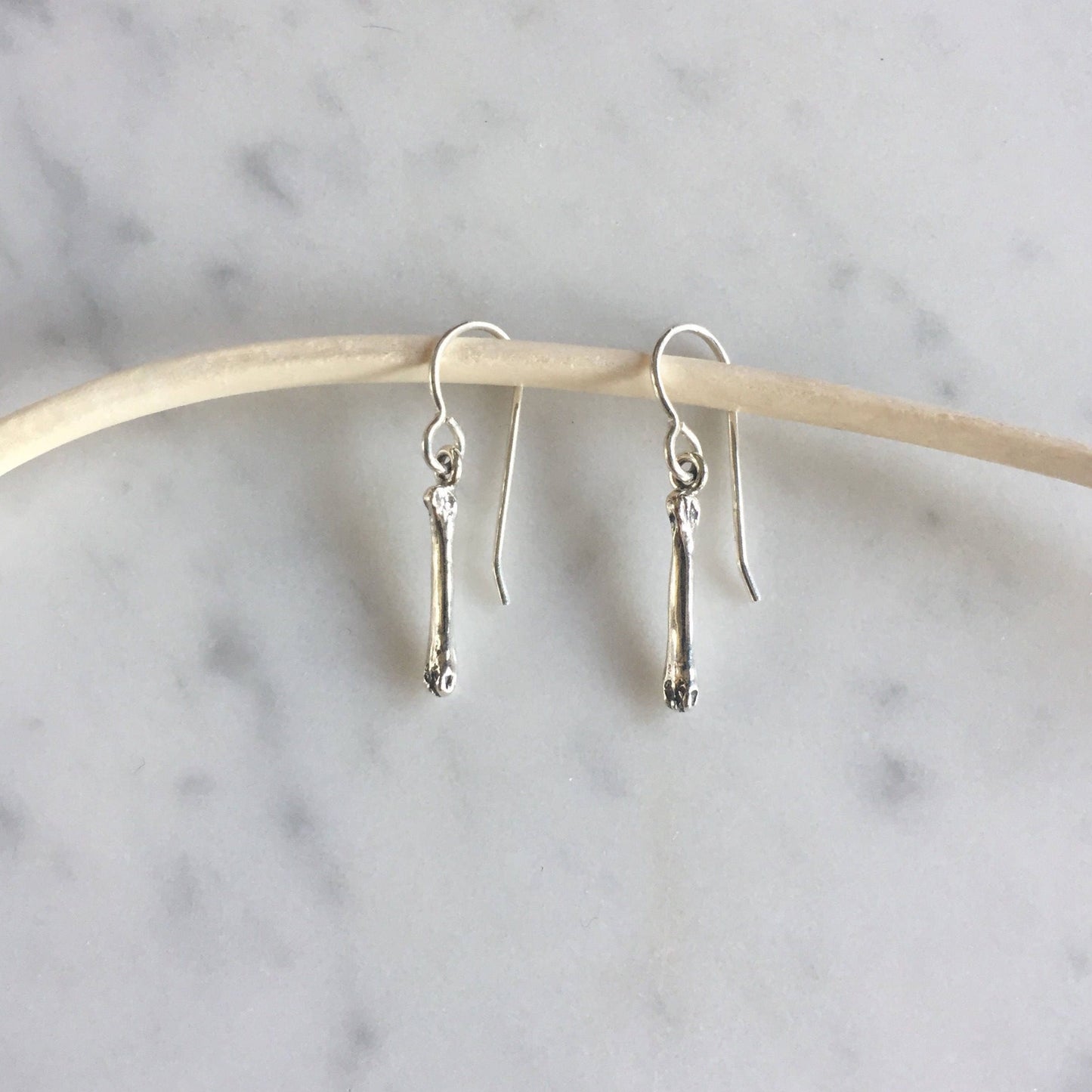 Squirrel Toe Bone Earrings