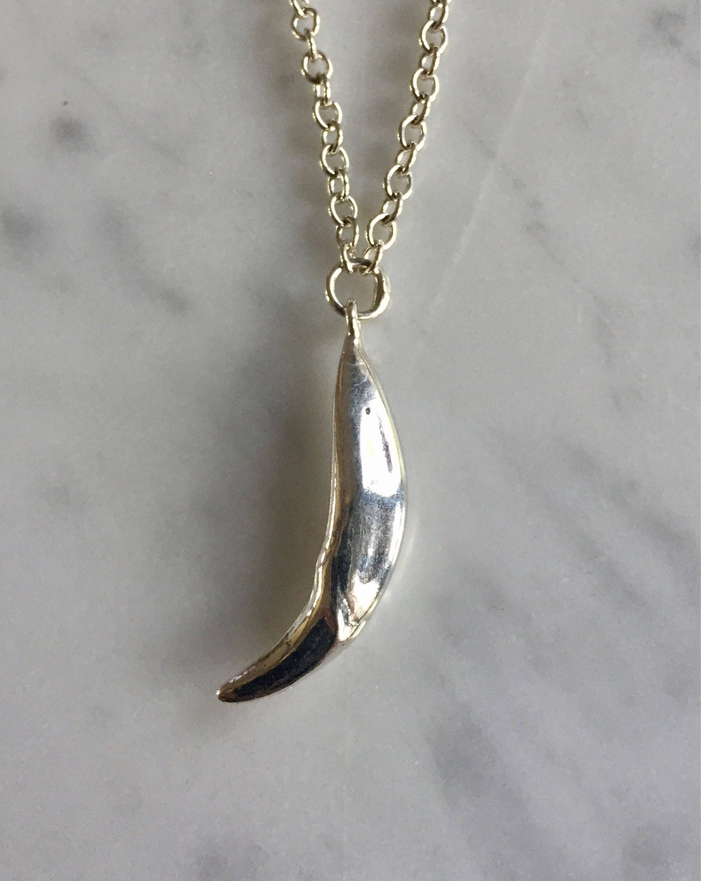 Fox fang necklace