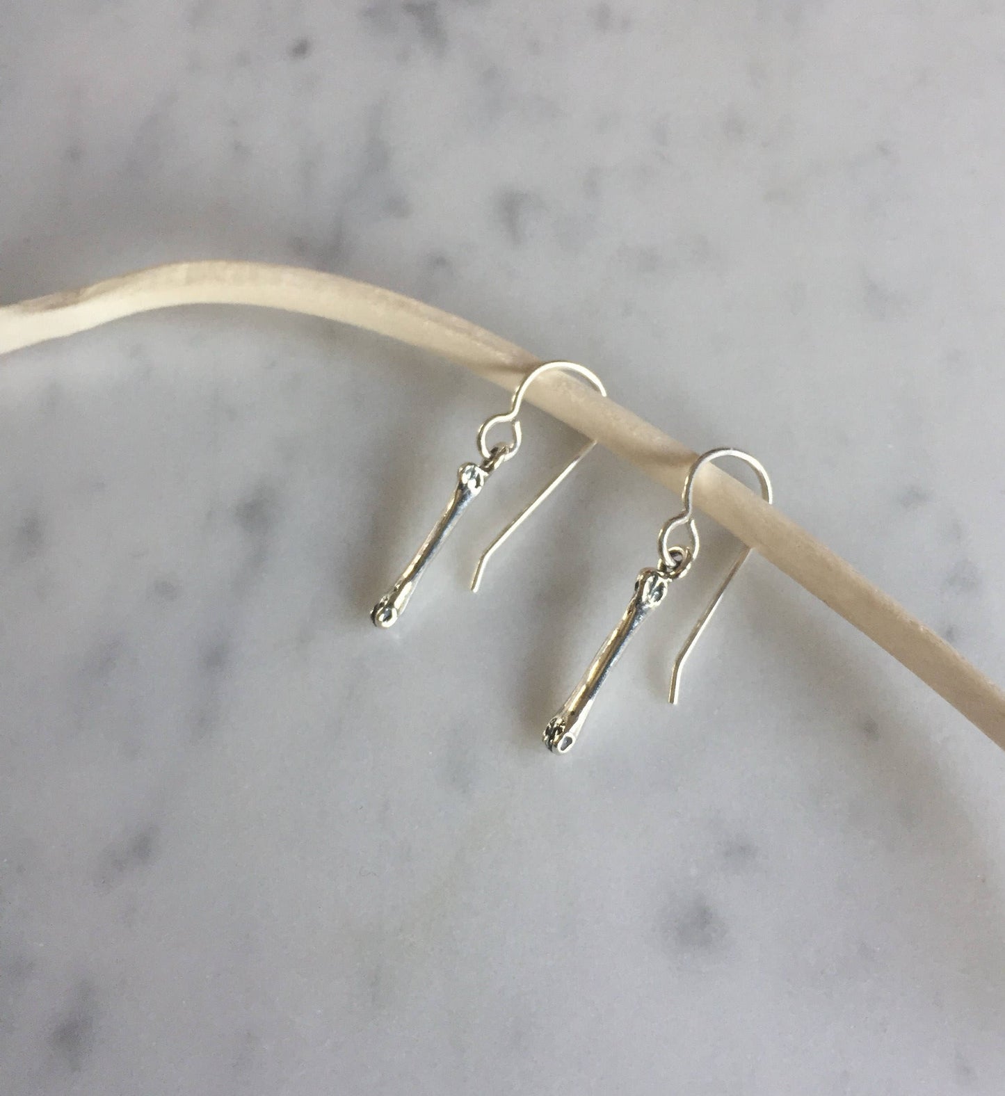 Squirrel Toe Bone Earrings