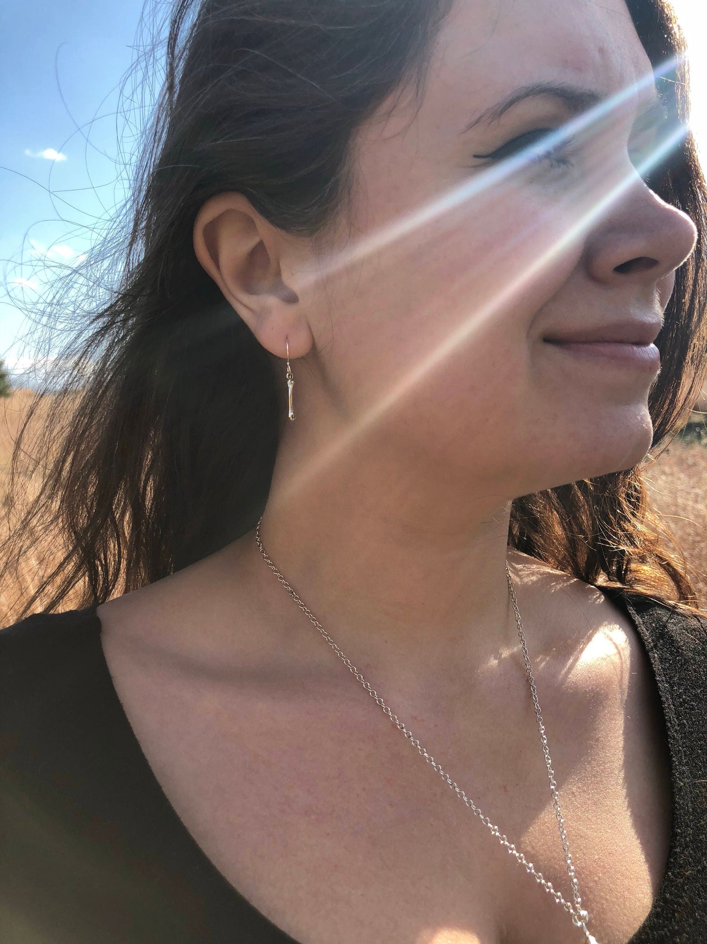Squirrel Toe Bone Earrings
