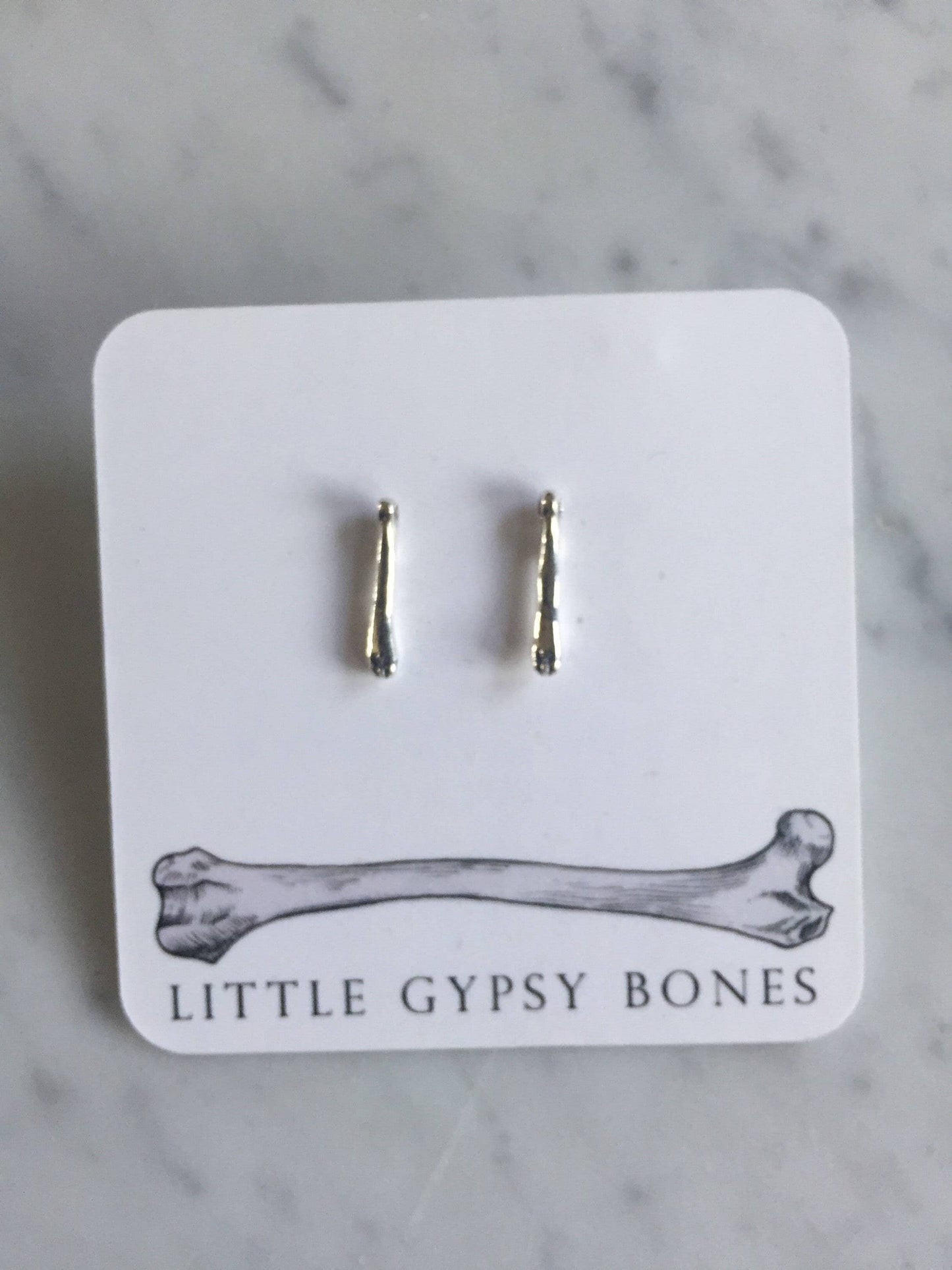 Squirrel Toe Bone stud earrings