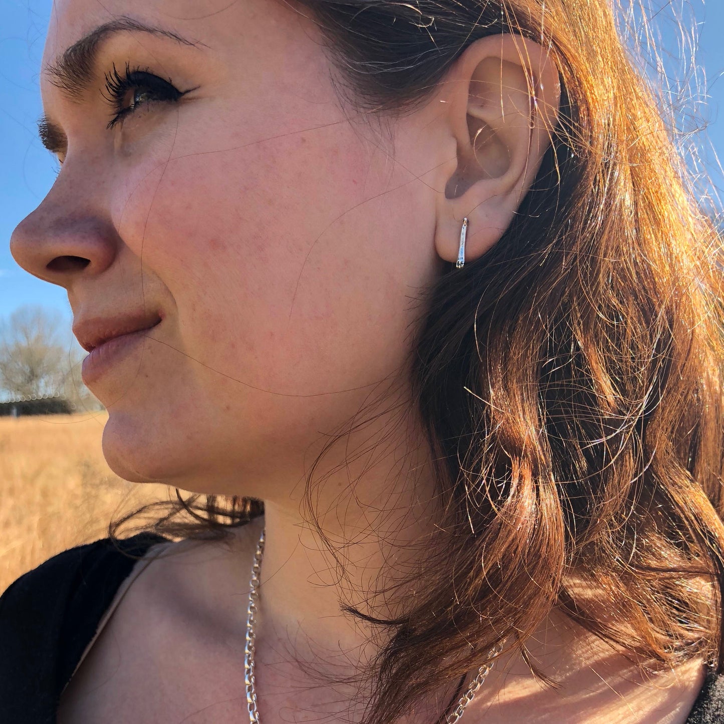 Squirrel Toe Bone stud earrings