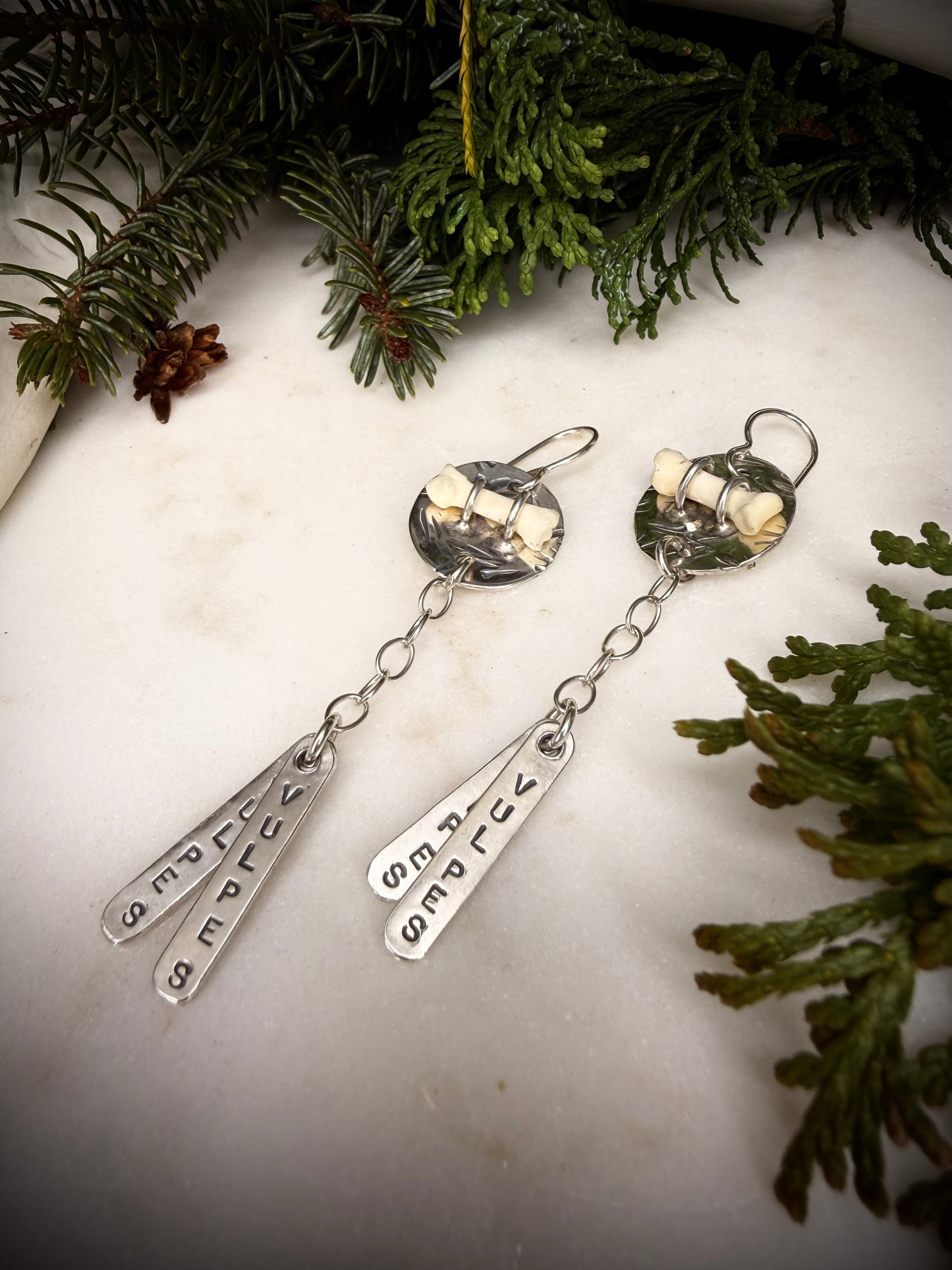 Vulpes vulpes earrings