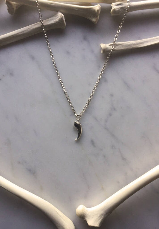 Fox claw charm necklace