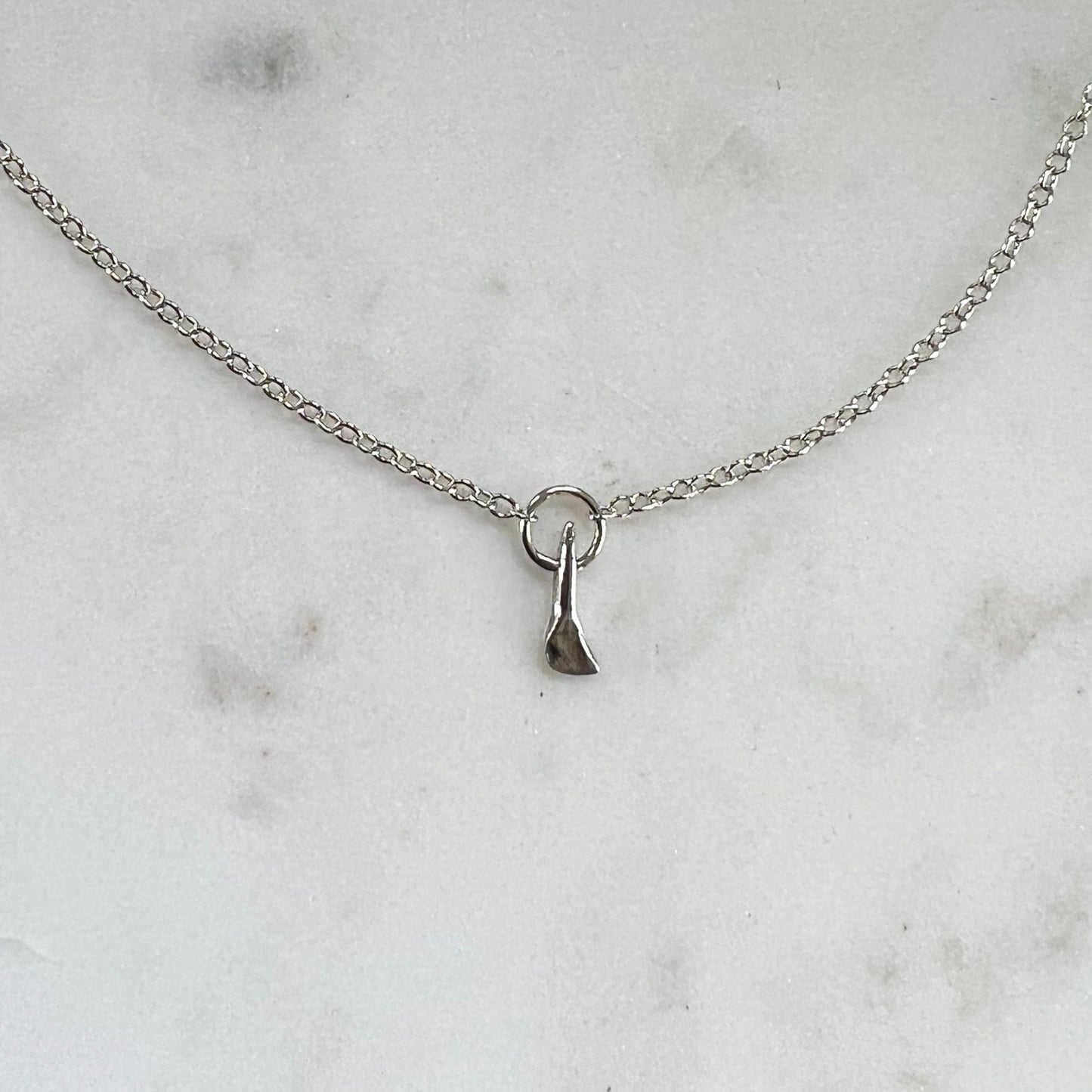 Fawn tooth charm necklace