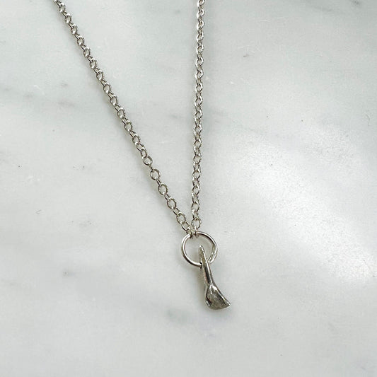 Fawn tooth charm necklace